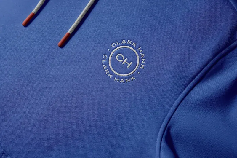 Hoodie Embroidered Logo Mockup